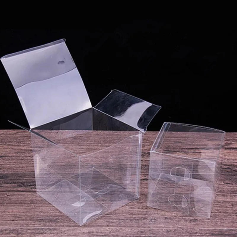 Description Picture 6 of itemSquare Clear PVC Boxes Gift Packaging Box for Candy/Chocolate/Toys/Jewelry/ Display Storage Wedding Party Favor Gift Packing Box