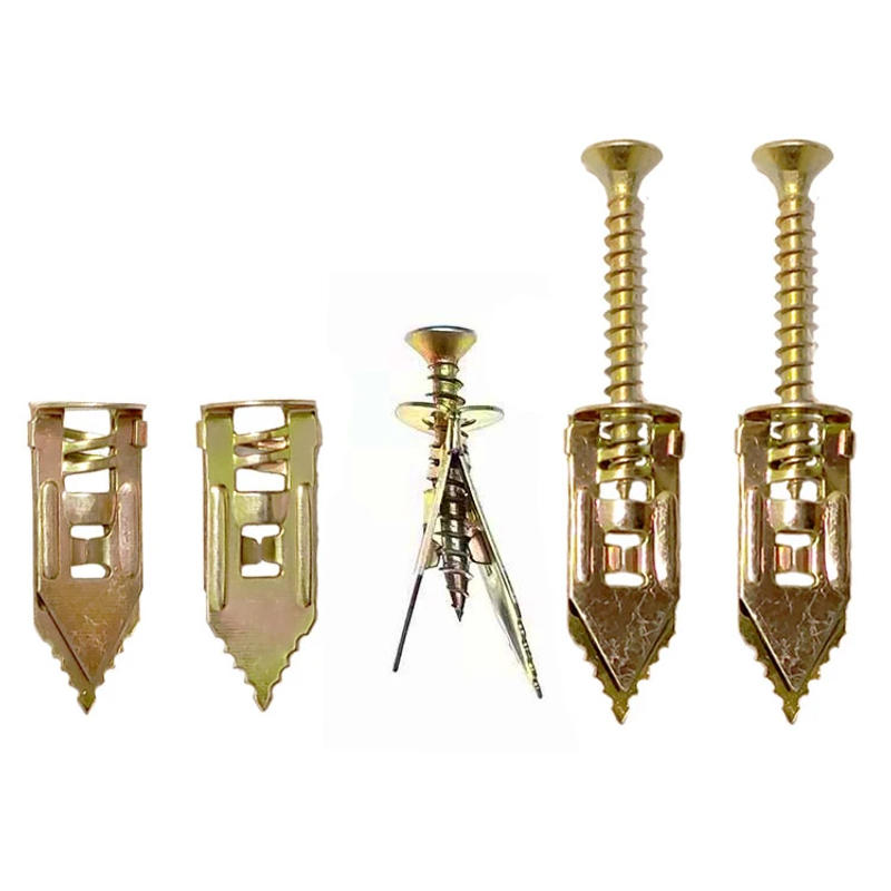 Description Picture 2 of item50pcs Drywall Self Drilling Anchor with Screw Kit Gypsum Expansion Drywall Anchor Screw for Fixing TV Shelf Cabinet Curtains