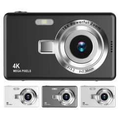 4K HD 1080P Video Camcorder 2.4 Inch IPS Screen Digital Camera 96MP Autofocus Vlogging Camera 16X Zoom for Kids Adults Beginners