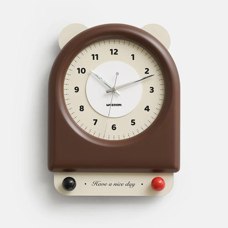 Description Picture 6 of itemCute Wall Clock Vintage Home Interior Decoration Clocks Nordic Living Room Accessories Wall Clock Elegant Gift Ornaments Clocks