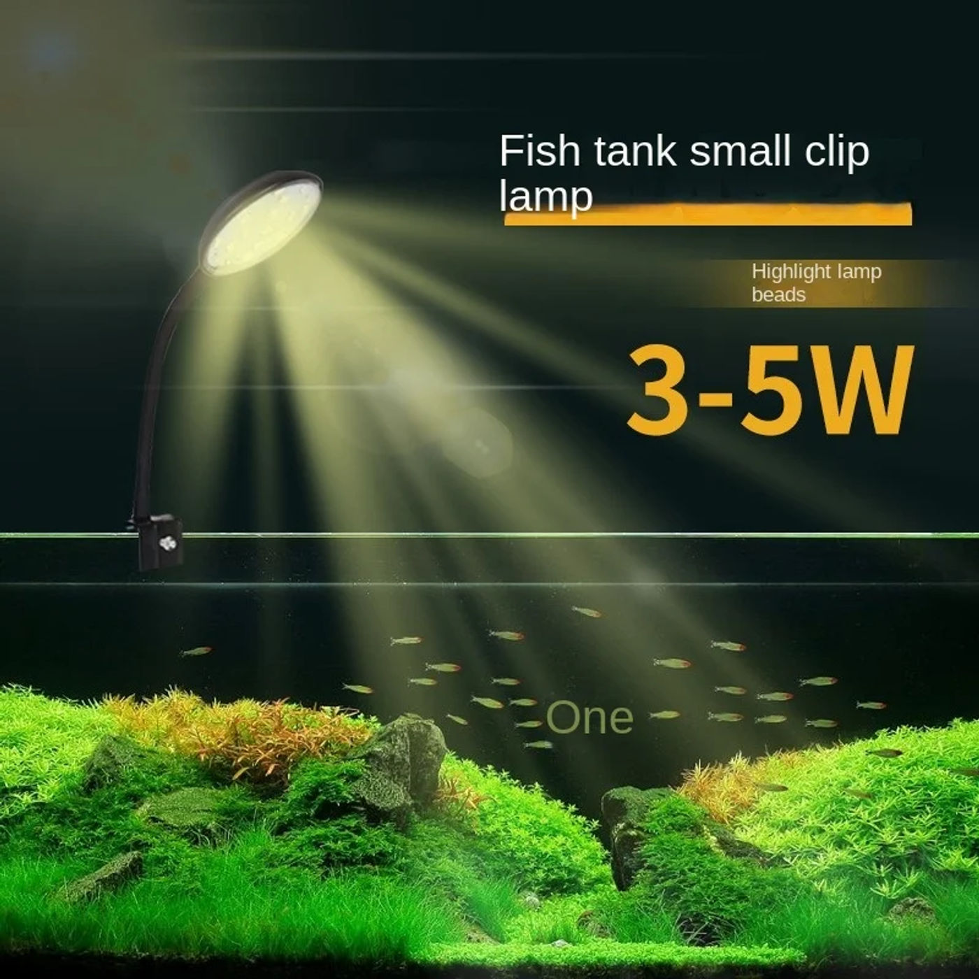 Description Picture 4 of itemAquarium Light Led 360 Degree Adjustable Waterproof Fish Tank Lamp Mini High Brightness Usb Lights Aquarium Accessories