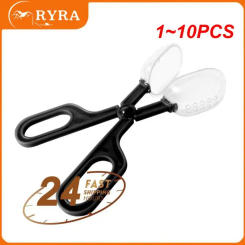 1~10PCS Crawler Clip Insect Catcher Scissor Traps Transparent Clamp Tong Portable Reptile Plastic Indoor Outdoor Traps Garden