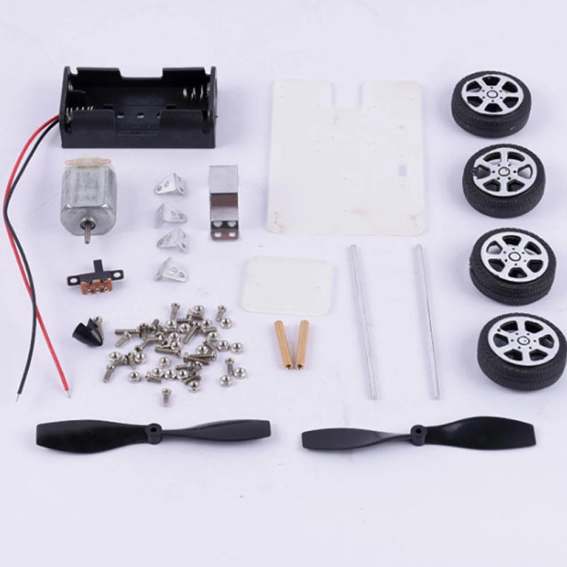 Description Picture 5 of item130 Brush Motor Mini Wind Educational Toy DIY Car Motor Robot Kits for arduino