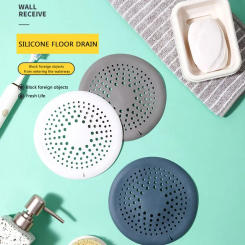 Useful Anti-blocking Sink Strainer Round Shape Hair Clean Up Mesh Trap Floor Drain Shower Drain Pad Kitchen Bathroom Accessories