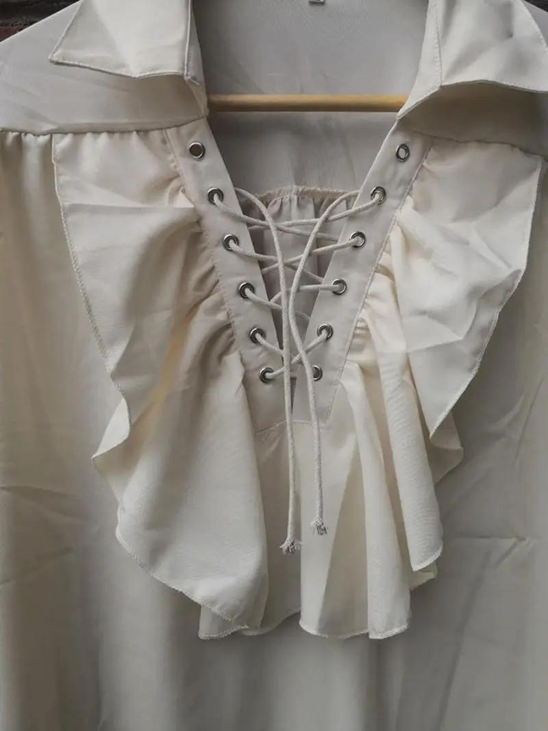 Description Picture 5 of itemEuropean And American Style Men's Lapel Long Sleeved Loose Fitting Shirt, Fashionable Retro Collar Flower Trend Lining Shirt