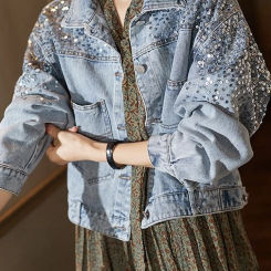 Denim Jacket For Women's Jackets For Women Denim Coats Women's Denim Jacket Jean Jacket For Womens Women Coat New In Outerwears