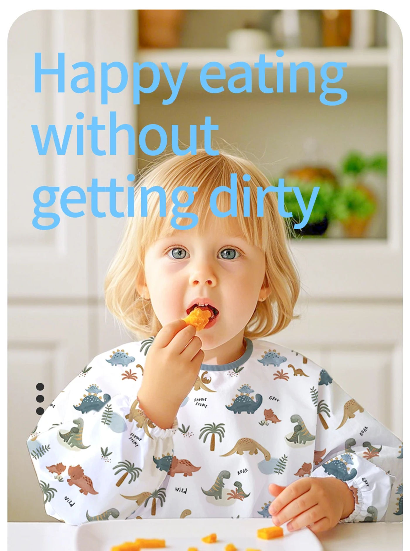 Description Picture 2 of itemElinfant 1PC Long Sleeve Feeding Bibs-Animal & Cartoon Designs, Eating Smock,Dining Bib Burp Cloth