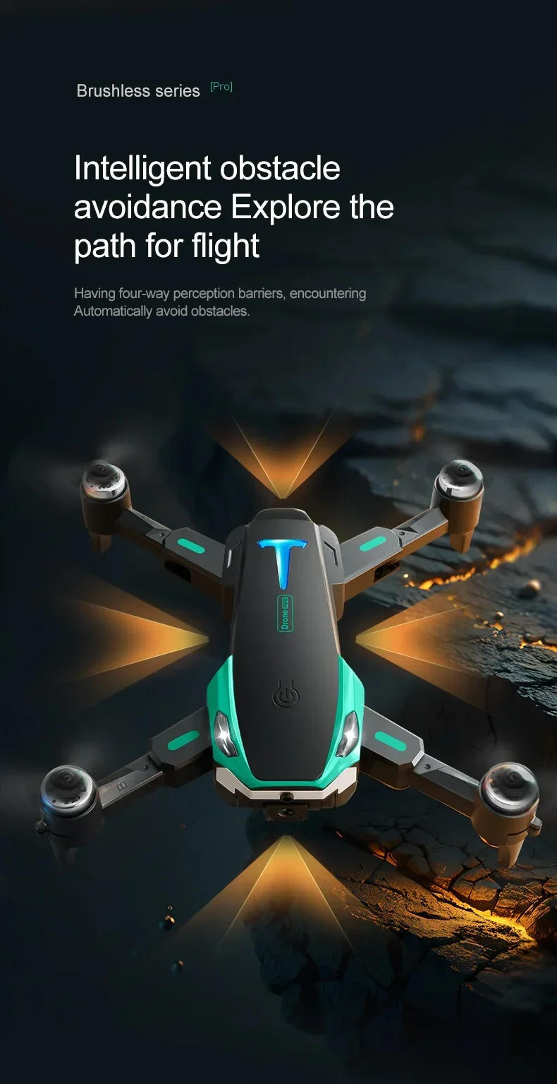 Description Picture 5 of itemS25 Drone Brushless Dual Camera Professional Aerial Photography Four-way Obstacle Avoidance Optical flow hover RC Quadrotor Dron