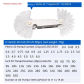 58pcs-cm inch