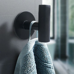 1Pc Stainless Steel Silver Bathroom Hardware Set Towel Rack Toilet Paper Holder Towel Bar Hook Bathroom Accessories