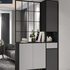 Partition cabinet Modern and simple iron screen cabinet Entry room hall cabinet Front door cabinet Shoes cabinet