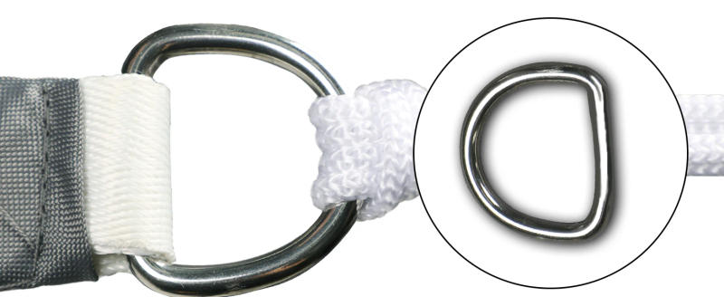 Description Picture 6 of itemWaterproof Rectangle Sun Shade Sail 98% UV Block Concave Shape Sunscreen Awning Rectangular Canopy Garden Sail with Free Ropes