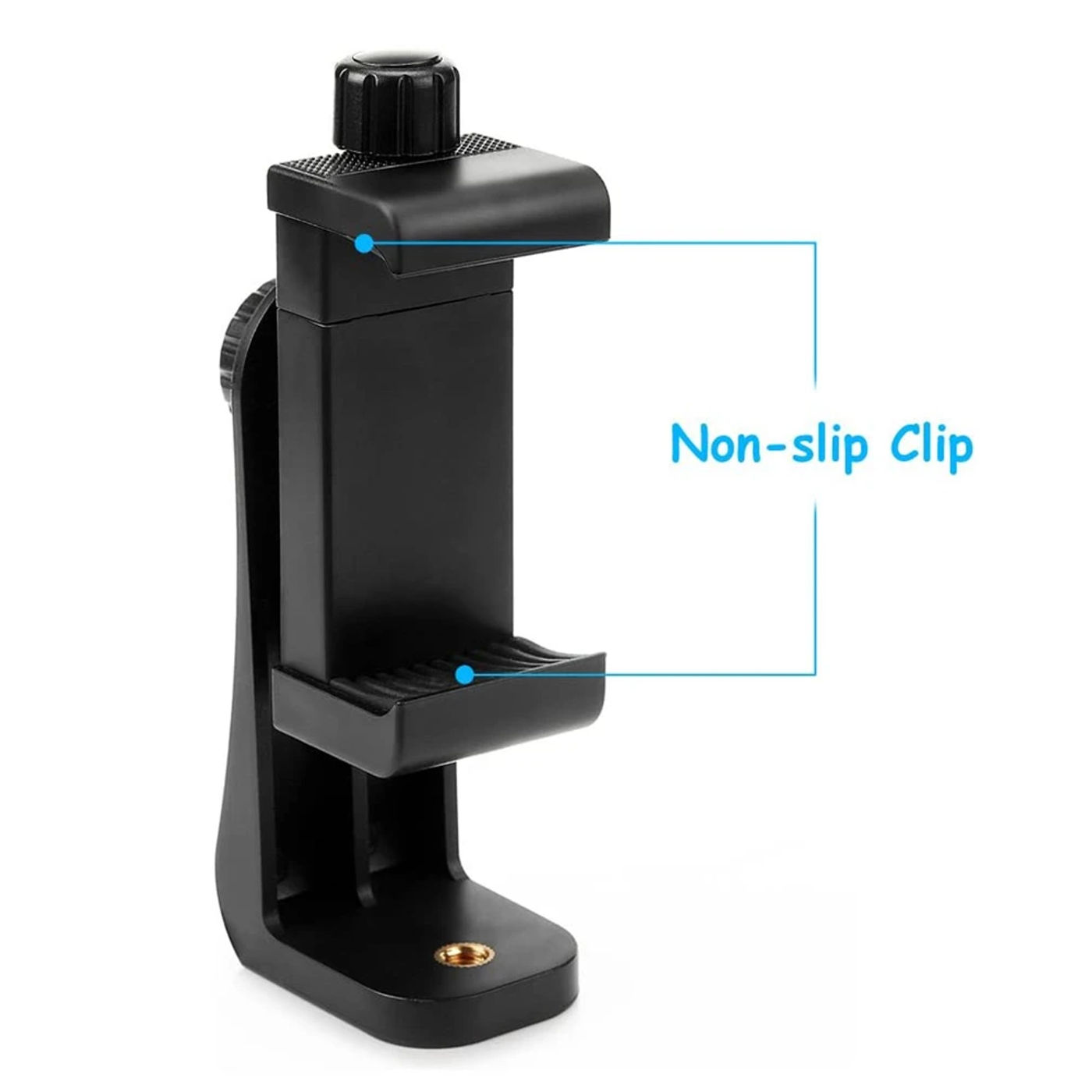Description Picture 3 of itemMobile Phone Clip 360 Degree Rotating With All 1/4 Screw Cellphone Holder Tripod Mount Desk Tripod Adapter For Samsung iphone