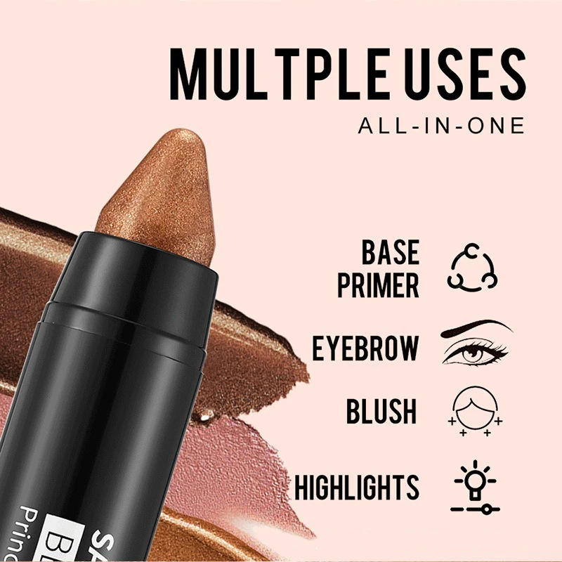 Description Picture 4 of itemSmoky Dark Brown Eyeshadow Pencil Stick Waterproof Pearlescent 7 Colors Metallic Glitter Eye Shadow Highlighter Pen Makeup Tool