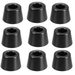 40pcs Tall Round Rubber Feet Anti Vibration Screw-on Rubber Feet Bumpers for Chair Cabinet Desk Tables