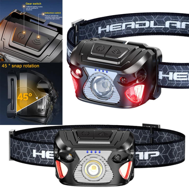 Description Picture 6 of itemCamping Search Light Motion Sensor Fishing Head Light USB Charging High Brightness Headlight for Outdoor Fishing Camping Hiking