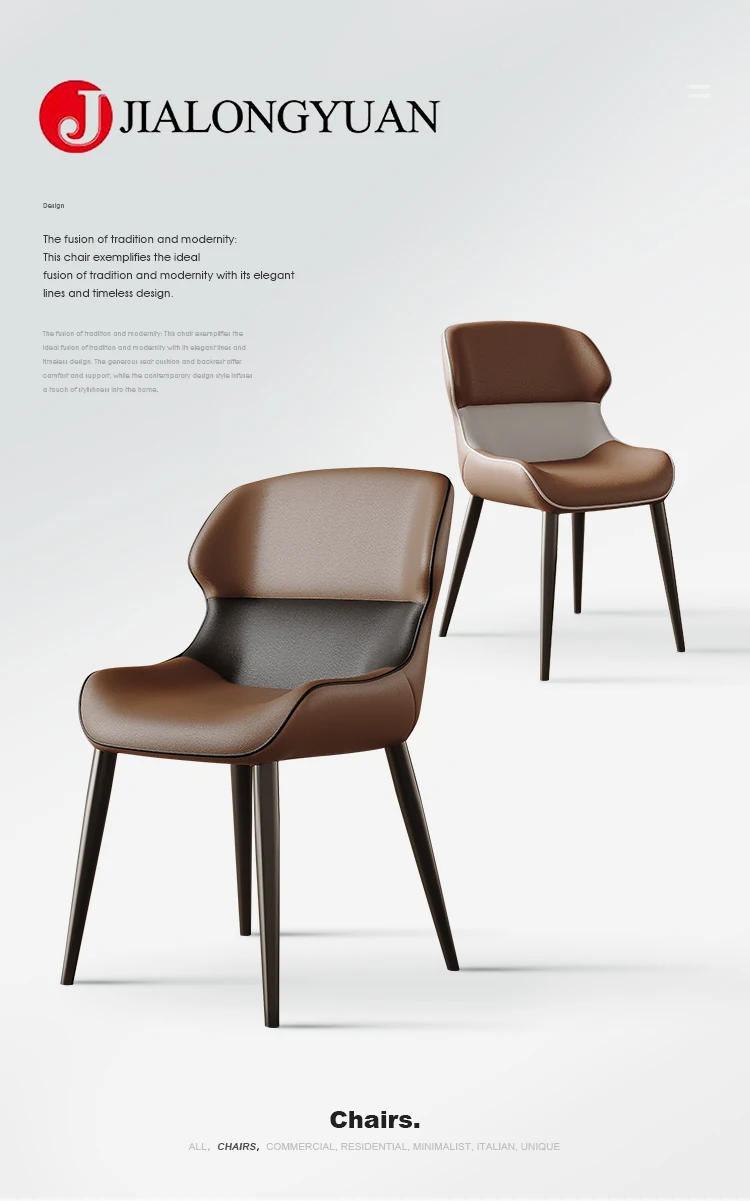 Description Picture 2 of itemDining Chairs Set Of 2 Elastic Aesthetic Outdoor Modern Living Room Chairs Kitchen Luxury Chaises Salle Manger Home Furniture