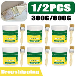 300g Waterproof Coating Invisible Paste Sealant Polyurethane Glue with Brush Adhesive Repair Glue for Home Roof Bathroom Sealer
