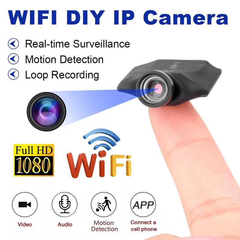 Description Picture 5 of itemDIY WIFI IP Mini Camera Module Motion DV 1080P P2P Camera Video Recorder Home Security Mini Camcorder Remote Control Hidden TF