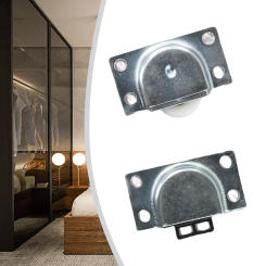 Door Rollers Stainless Steel Sliding Door Wheel Cupboard Pulley Hanging Wardrobe Furniture Bedroom / Wardrobe Door