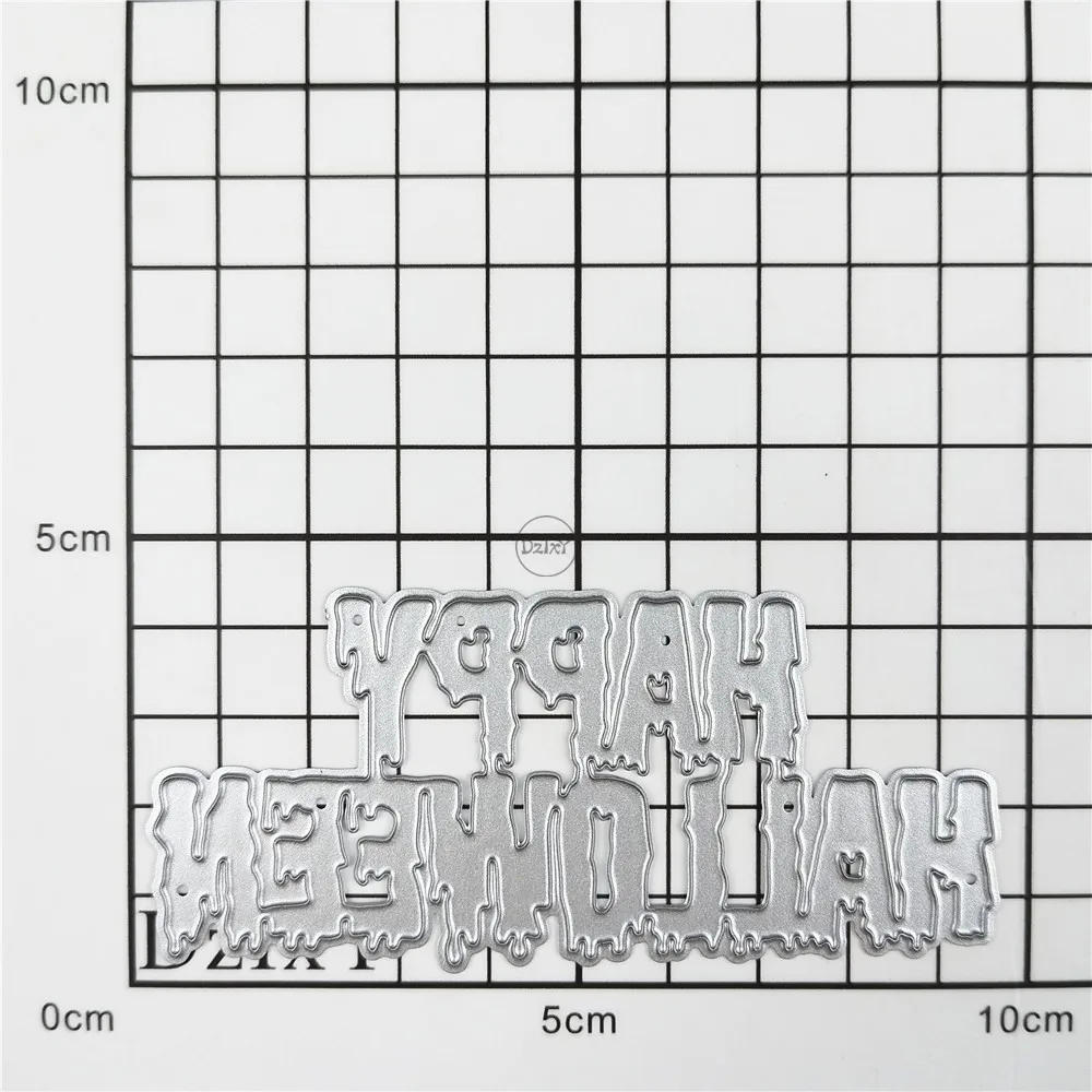 Description Picture 5 of itemDzIxY Happy Halloween Metal Cutting Dies for Card Making Paper Embossing Die Cuts Sets Album Crafts 2023 New Templates Stencils