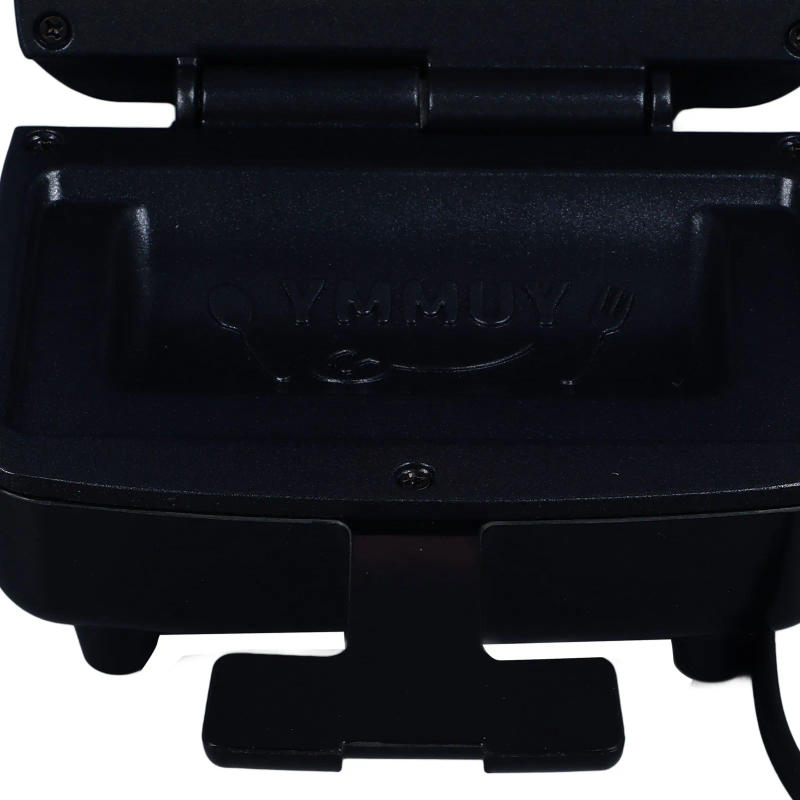 Description Picture 5 of itemMini Sandwich Maker Efficient Space Saving Non Stick Breakfast Grilled Cheese Maker 300W EU Plug 220V Easy To Clean for Home