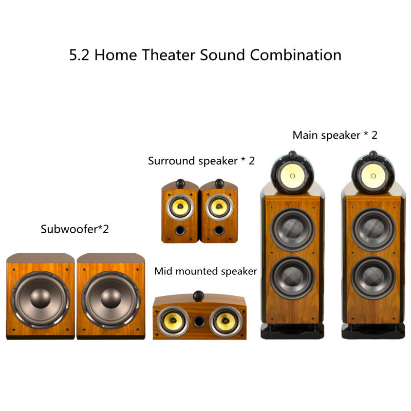 Description Picture 5 of itemAVplay Double 10 inch HiFi Fever Speaker 5.1/5.2 Home Theater Cinema System With 12 Inch Subwoofer 5.5 inch Around Speaker