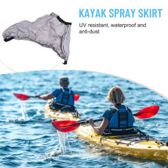 Kayak Spray Skirt Universal Adjustable Waterproof Kayak Canoe Boat Spraydeck Spray Deck Skirt Cockpit Cover S/M/L/XL Size