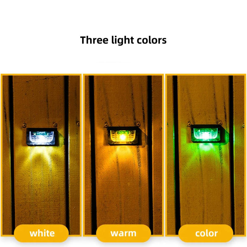 Description Picture 3 of itemOutdoor LED Solar Wall Lights Waterproof Garden Decoration Solar Powered Light Villa Balcony Fence Stairs Porch Sunlight Lamp
