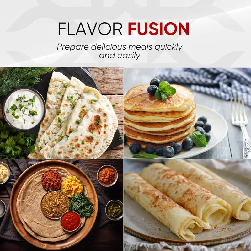 Description Picture 4 of itemGriddle for Ethiopian Injera, Somalian Anjero, Crepe, Lefse, Mogogo, Mitad, Pancake Teff Maker - Adjustable Digital Heat Control