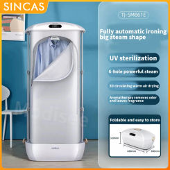 Electric Clothes Dryer Collapsible UV Iron Steam Multifunctional Automatic Ironing Machine Intelligent remotecontrol 220V 900W