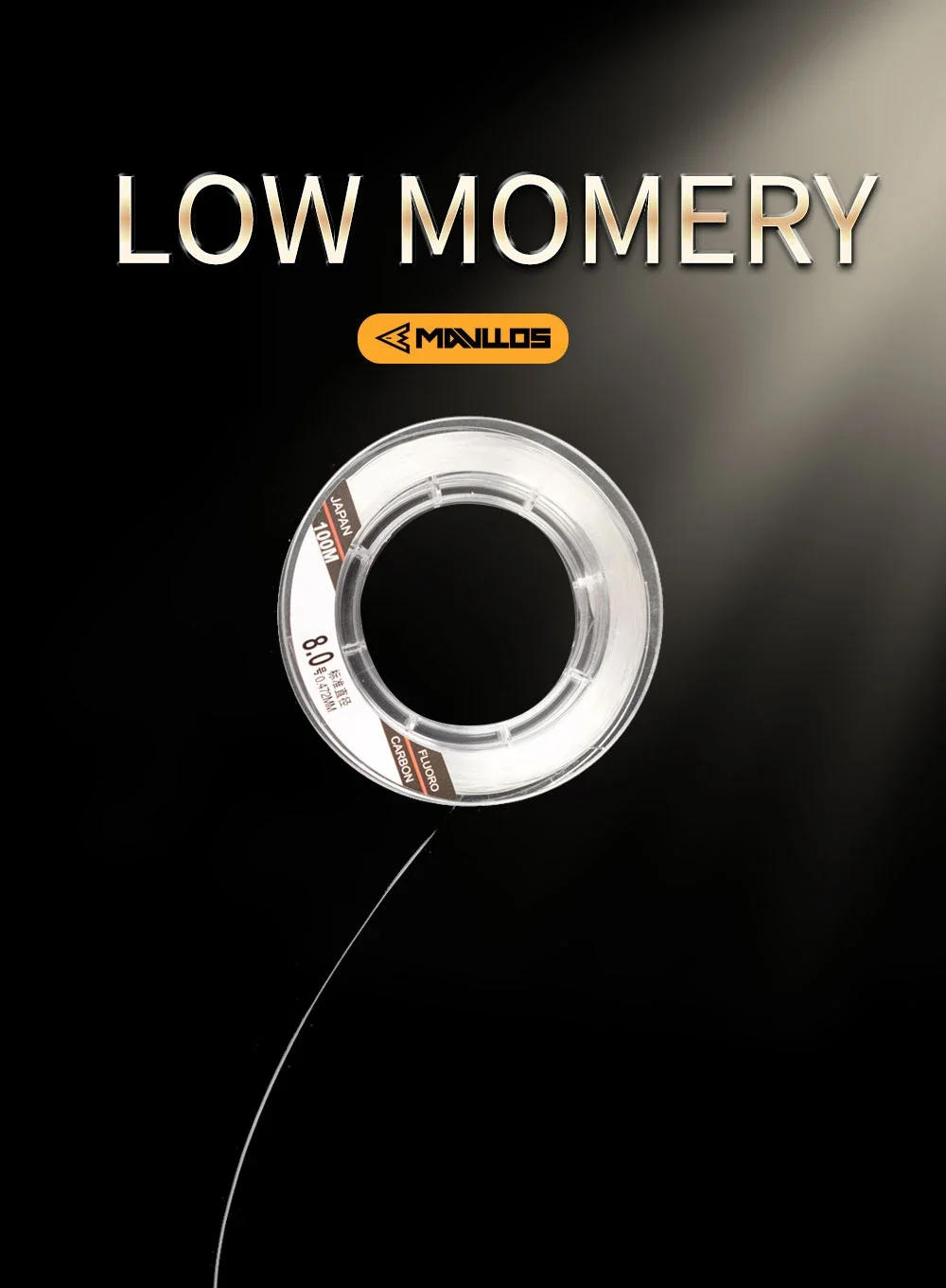 Description Picture 6 of itemMavllos Finder X  100% Fluorocarbon Fishing Line 50/100m Leader Fluoro Carbon Line Monofilament Sink Invisible Fishing Lines