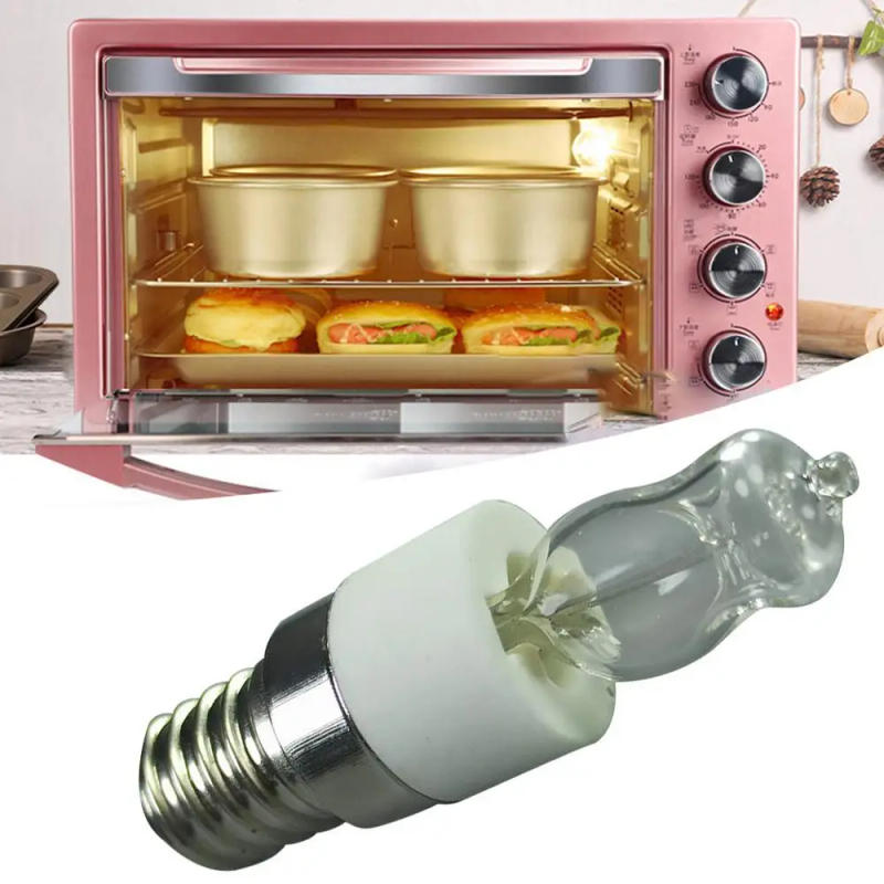 Description Picture 4 of item40W/50W E14 Oven Light Bulb 110V/220V Halogen Oven Lamp High Temperature 500℃ Resistant Safe Dryer Oven Light Bulb