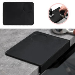 Espresso Coffee Tampers Mat Station Press Tampering Holder Corner Mat Pad Silicone Coffeeware Tools Tamping for Barista Use