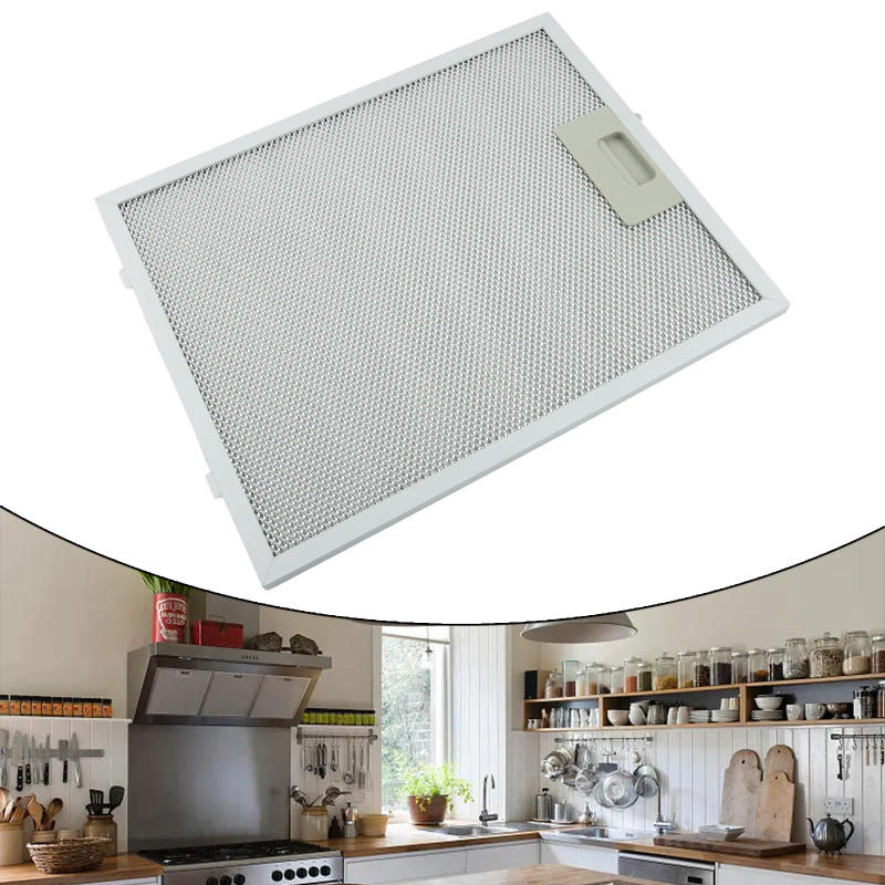 Description Picture 3 of item32*26cm Range Hood Filter Cooker Hood Grease Filter Kitchen Extractor Ventilation Aluminium Aspirator Filter Mesh