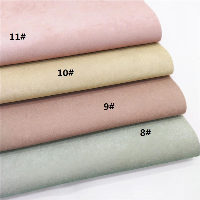 Description Picture 4 of itemPink Red Velvet Synthetic Leather Fabric Hairy Faux Leather felt Backing For Bags Shoes Bows DIY Craft Sheets Mini Rolls W002