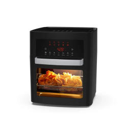 Air Fryer Smart Cook Presets with LED Digital Touchscreen Rotisserie Oven Freidora de Aire with Dishwasher Safe Accessory Black