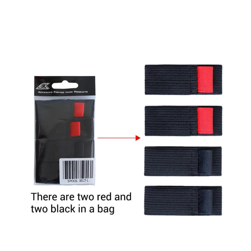 Description Picture 5 of item4pcs/Set Fishing Spool Belt Fishing Reel Elastic Fishing Wheel Protection Belt Band Pole Holder Fastener Fish Tackle Tool