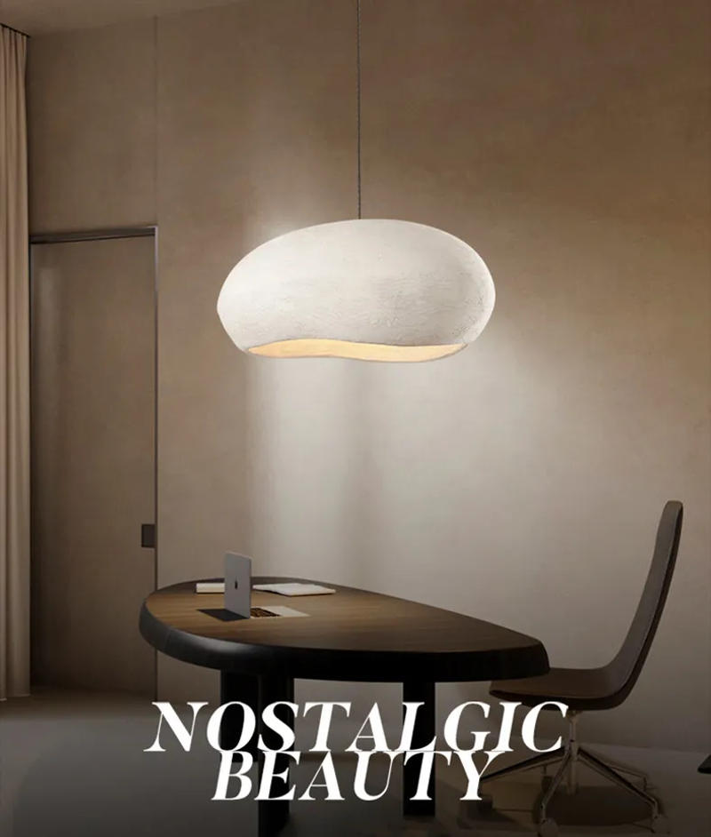 Description Picture 4 of itemNordic Wabi Sabi E27 LED Chandelier Dining Room Pendant Lights Lustre Bar Suspend Lamp Home Decor Loft Hanging Lighting Fixtures