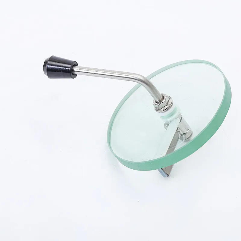 Description Picture 2 of itemNEW Perforated Borosilicate Transparent Glass, Stainless Steel Handle With Silicone Scraper Blade For Cleaning Glass