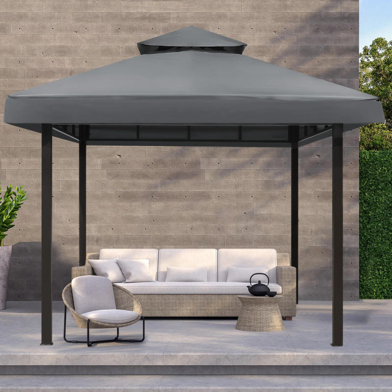 Description Picture 4 of itemCanopy Replacement top Cover Outdoor Grill Shelter Canopy Top BBQ Tent Cover Tent Topper Replacement Cover for Patio Garden