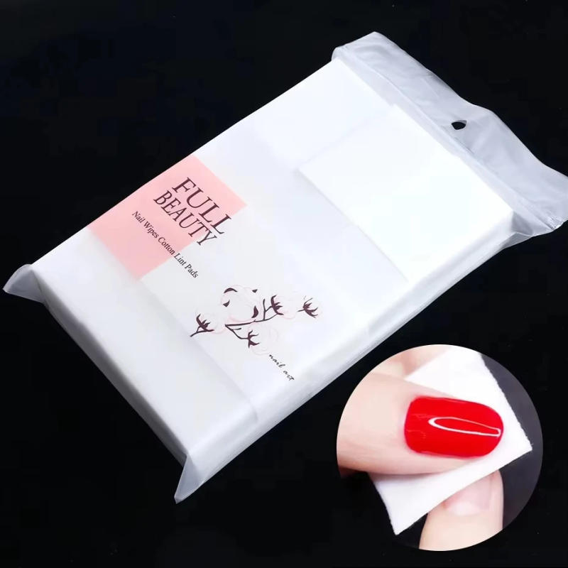 Description Picture 3 of item450pcs Lint-Free Nail Polish Remover Wipes Cotton Wipes Manicure Cleaner UV Gel Nail Polish Removal Pads Papers Cleansing Tools