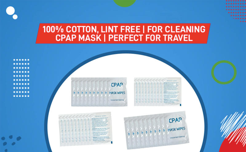 Description Picture 2 of itemCPAP Mask Wipes for Masks, Cushions - Alcohol-free, Unscented Cleaning Wipe - Cleaning for CPAP & BIPAP Machines(Pack of 50)
