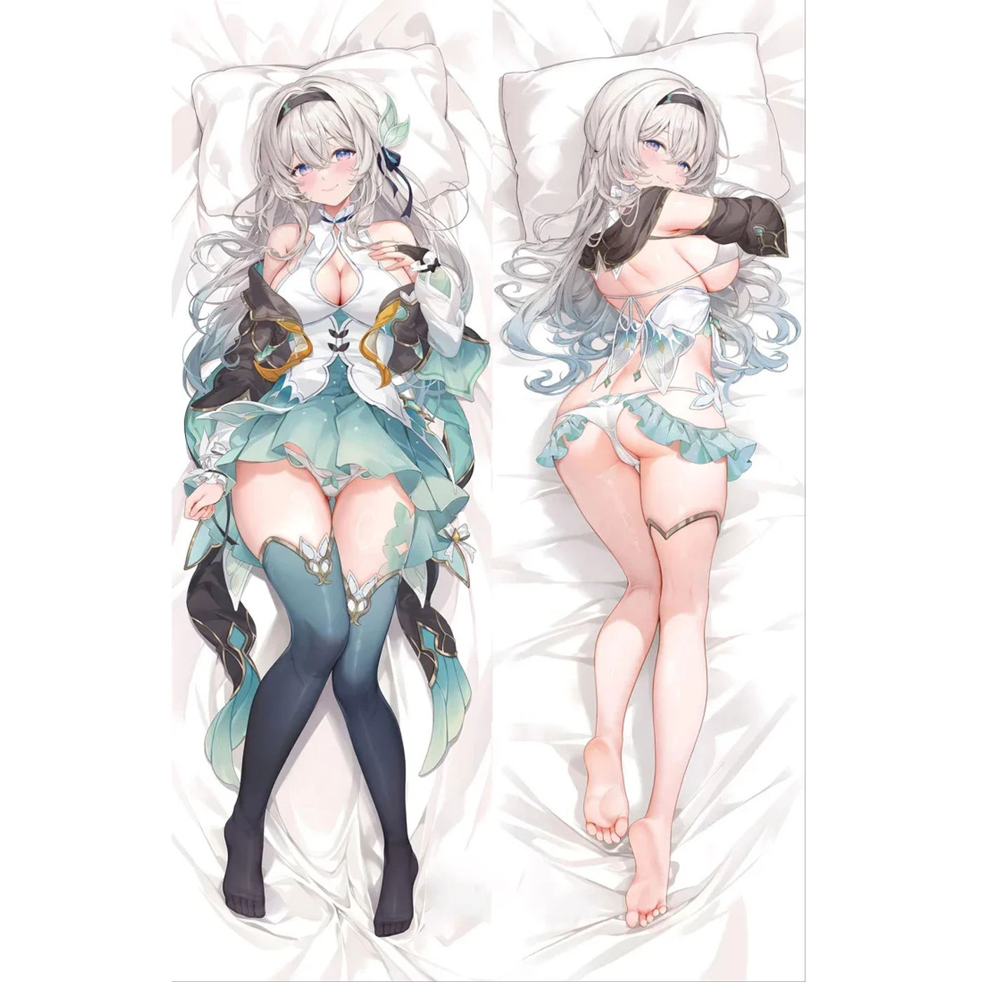 Description Picture 2 of itemAnime Honkai: Star Rail Firefly Flower Wedding Cosplay Dakimakura Hugging Body Pillow Case Pillow Cushion Cover Otaku Gift