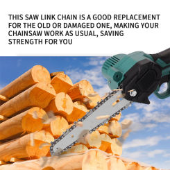 Chainsaw Chain Steel Pruning Saw Link Replacement Woodworking Electric Saw Chain  4 Inches