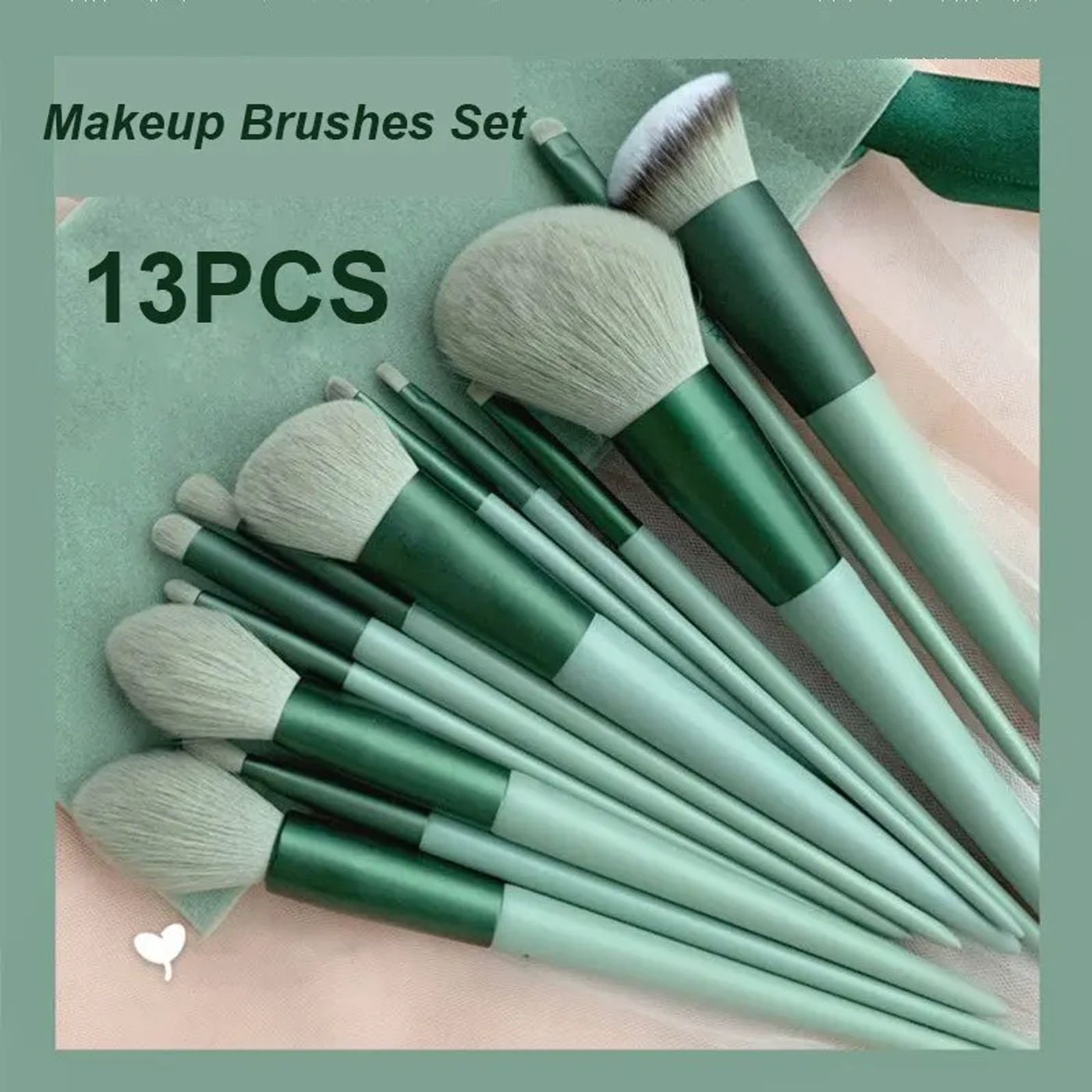 Description Picture 2 of item13 PCS Makeup Brushes Set Eye Shadow Foundation Women Cosmetic Brush Eyeshadow Blush Beauty Soft Make Up Tools Bag