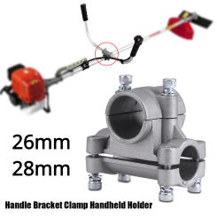 Replacement Aluminum 26/28mm Handle Bracket Clamp Handle Holder For Grass Trimmer Brush Cutter Lawn Mower Part
