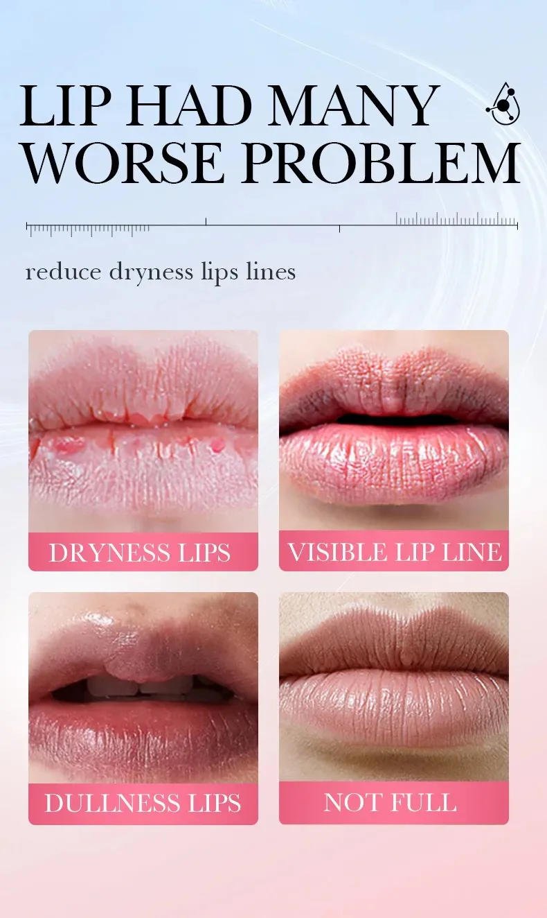 Description Picture 6 of itemExfoliating Lip Treatment Mask Gloss - Lightening Melanin Dark Lip Balm Remove Pink Moisturizing Reduce Lip Lines Improve Drynes