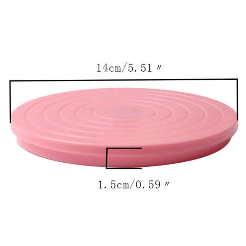 Description Picture 6 of item360 Degrees Rotating Revolving Plate Cake Decorating Turntable Stand Pastry Baking Round Cake Stand Kitchen Baking Tools