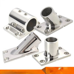 Marine Sunshade Umbrella 316 Stainless Steel Pipe Seat Accessories Yacht Yacht Sailing Room S Car Railing Base Square Tube Seat